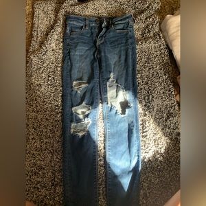 size 4 american eagle stretch skinny jeans